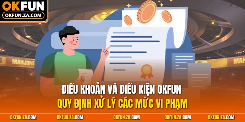 Điều khoản và điều kiện OKFUN quy định xử lý các mức vi phạm