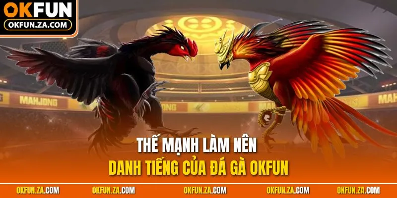 Thế mạnh làm nên danh tiếng của Đá gà OKFUN